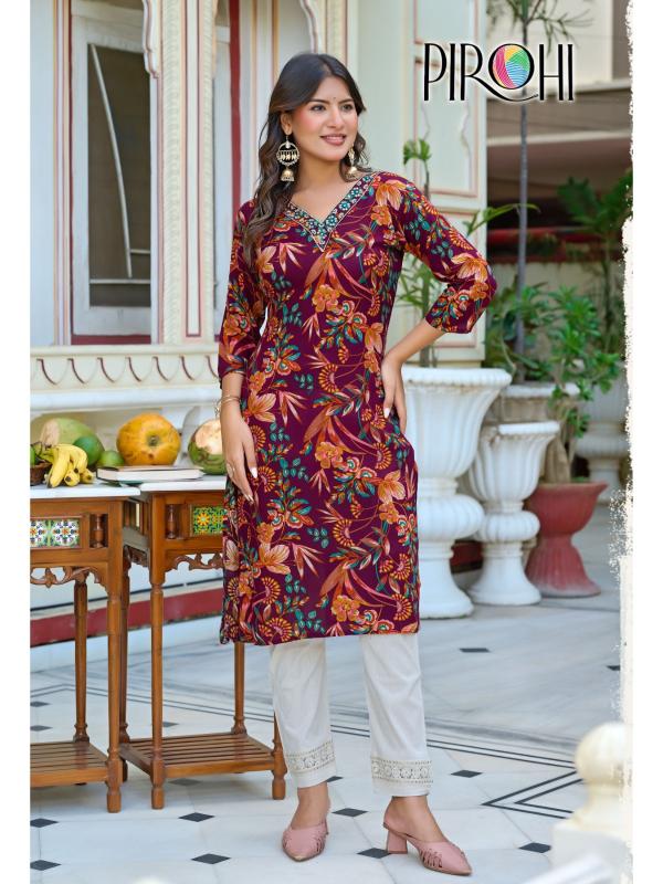 Pirohi siri readymade kurti wholesale market in delhi  - wholesale export